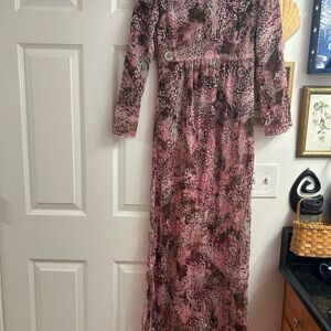 Unique Y2K fairy brown and pink Dress top